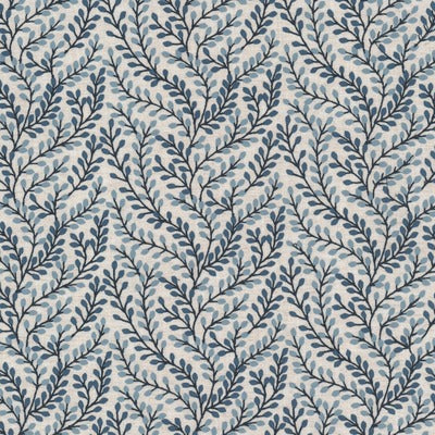 Stout Fabrics , Prosperity Prosperity, Blue color, Multipurpose Embroideries style type , pattern number  PROS-1