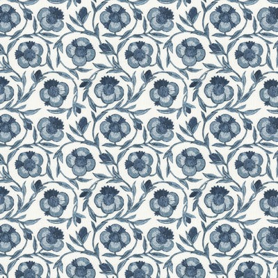 Stout Fabrics , Robert Robert, Blue color, Multipurpose Print style type , pattern number  ROBE-1