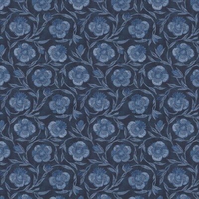 Stout Fabrics , Robert Robert, Blue color, Multipurpose Print style type , pattern number  ROBE-2