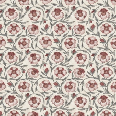 Stout Fabrics , Robert Robert, Red color, Multipurpose Print style type , pattern number  ROBE-3