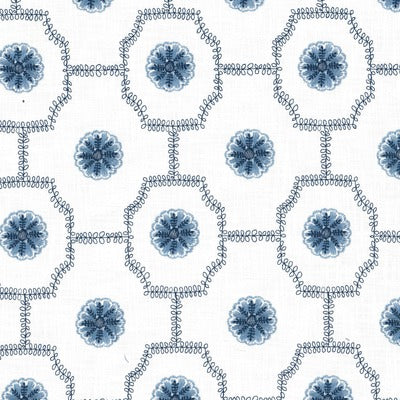 Stout Fabrics , Shasta Shasta, Blue color, Multipurpose Embroideries style type , pattern number  SHAS-1