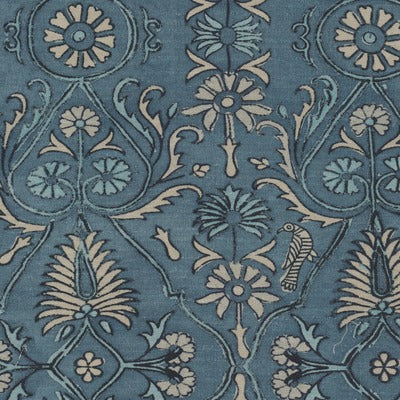Stout Fabrics , Smile Smile, Blue color, Multipurpose Print style type , pattern number  SMIL-1