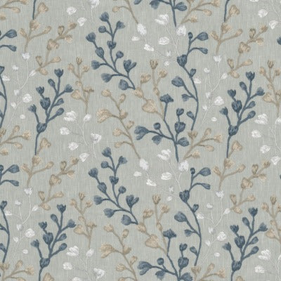 Stout Fabrics , Stumble Stumble, Blue color, Multipurpose Embroideries style type , pattern number  STUM-3