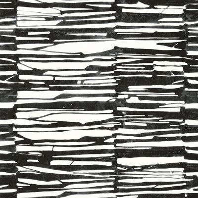 Thibaut Design wallcovering, Ischia pattern , Black color, Geometric,Stripes style type , pattern number  T10115