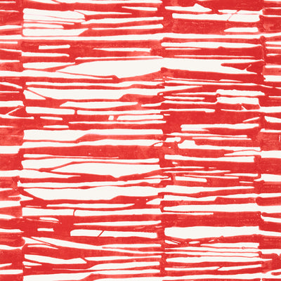 Thibaut Design wallcovering, Ischia pattern , Coral color, Geometric,Stripes style type , pattern number  T10117