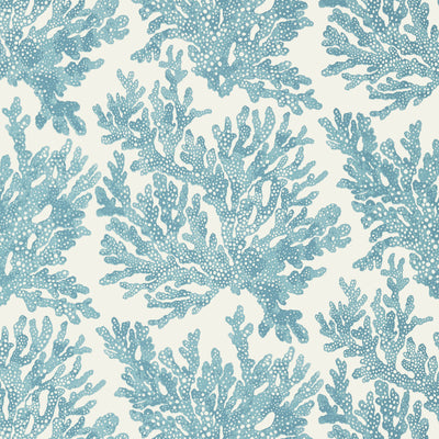 Thibaut Design wallcovering, Marine Coral pattern , Turquoise color, Tropical style type , pattern number  T10122