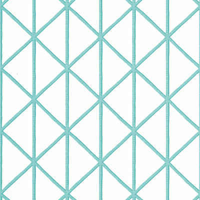 Thibaut Design wallcovering, Box Kite pattern , Navy color, Geometric,Trellis , Lattice style type , pattern number  T10132