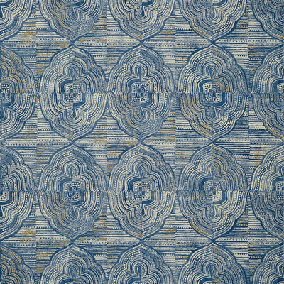 Thibaut Design wallcovering, Kalahari pattern , Slate Blue color, Ethnic,Geometric,Texture, Embossed style type , pattern number  T10247
