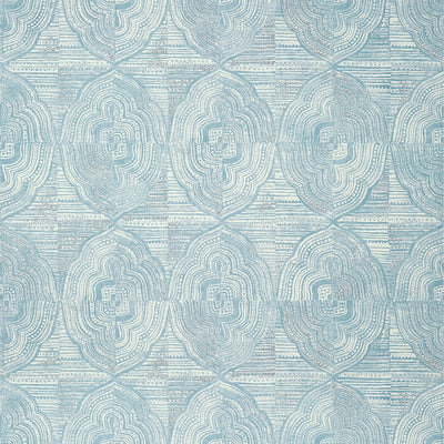 Thibaut Design wallcovering, Kalahari pattern , Slate Blue color, Ethnic,Geometric,Medallions,Texture, Embossed style type , pattern number  T10248