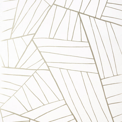 Thibaut Design wallcovering, Jordan pattern , Metallic Silver color, Geometric style type , pattern number  T10440