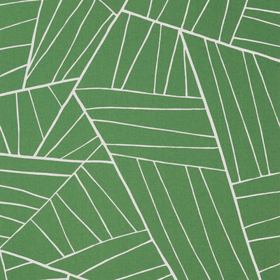 Thibaut Design wallcovering, Jordan pattern , Emerald , White color, Geometric style type , pattern number  T10445
