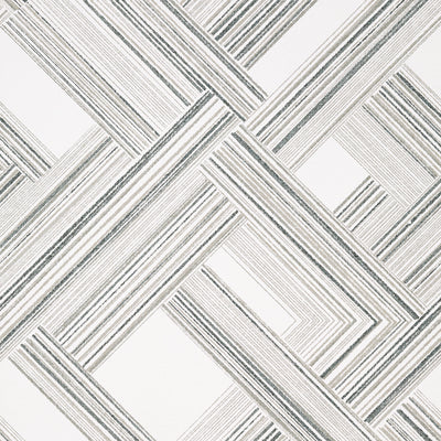 Thibaut Design wallcovering, Telaio pattern , Black color, Geometric style type , pattern number  T10450