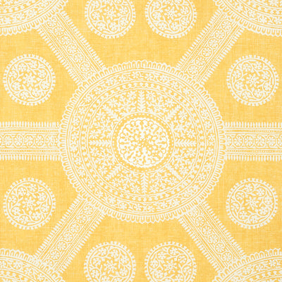 Thibaut Design wallcovering, Stonington pattern , Yellow color, Ethnic,Geometric,Medallions style type , pattern number  T10639