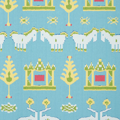 Thibaut Design wallcovering, Kingdom Parade pattern , Navy color, Animals,Novelty style type , pattern number  T10644