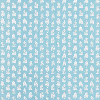 Thibaut Design wallcovering, Ferndale pattern , Blue color, Leaves style type , pattern number  T10653