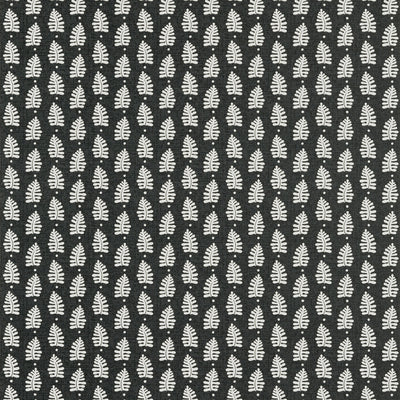 Thibaut Design wallcovering, Ferndale pattern , Black color, Leaves style type , pattern number  T10657