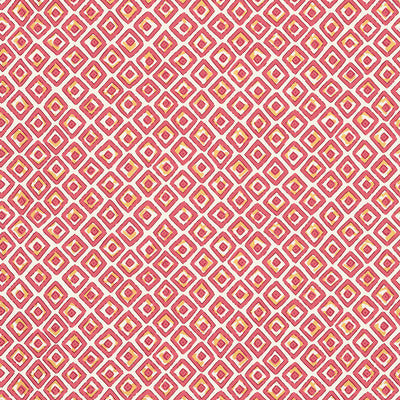 Thibaut Design wallcovering, Indian Diamond pattern , Pink color, Geometric style type , pattern number  T10663