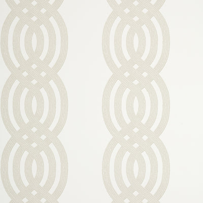 Thibaut Design wallcovering, Braid pattern , Grey , White color, Geometric,Stripes,Trellis , Lattice style type , pattern number  T10804
