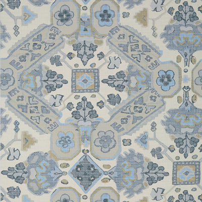 Thibaut Design wallcovering, Persian Carpet pattern , Natural color, Ethnic,Floral,Geometric style type , pattern number  T10828