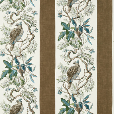 Thibaut Design wallcovering, Williamson pattern , Brown color, Animals,Birds,Menswear,Stripes style type , pattern number  T10862