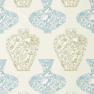 THIBAUT WALLCOVERING-IMARI VASE- T13122