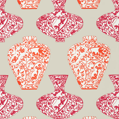 Thibaut Design wallcovering, Imari Vase pattern ,  color, Novelty style type , pattern number  T13123