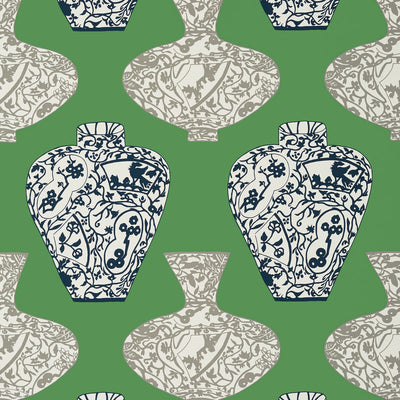 THIBAUT WALLCOVERING-IMARI VASE- T13125