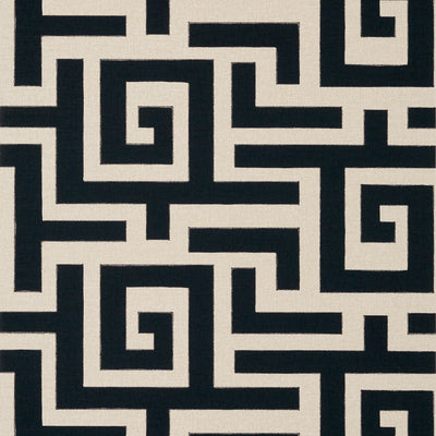 Thibaut Design wallcovering, Tulum pattern , Black color, Ethnic,Geometric style type , pattern number  T13221