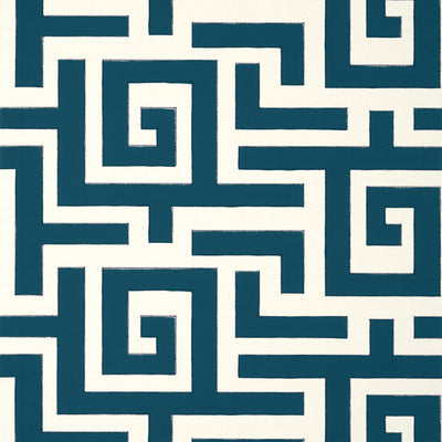 Thibaut Design wallcovering, Tulum pattern , Spa Blue color, Ethnic,Geometric style type , pattern number  T13225