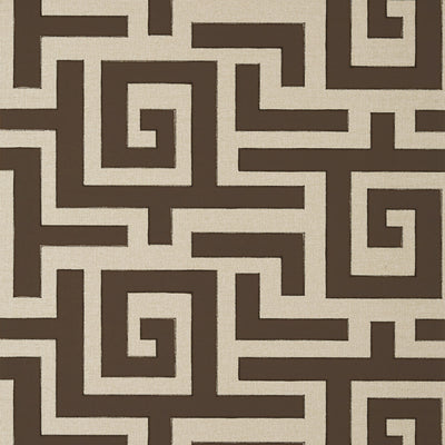 Thibaut Design wallcovering, Tulum pattern , Brown color, Ethnic,Geometric style type , pattern number  T13226