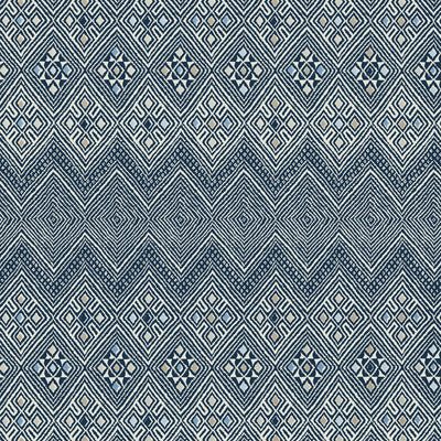 Thibaut Design wallcovering, High Plains pattern , Spa Blue color, Ethnic,Geometric style type , pattern number  T13231