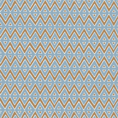 Thibaut Design wallcovering, Tiburon pattern , Navy color, Ethnic,Geometric style type , pattern number  T13234