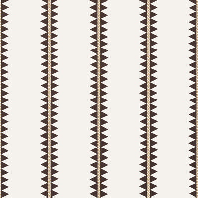 Thibaut Design wallcovering, Reno Stripe pattern , Black color, Ethnic,Stripes style type , pattern number  T13240