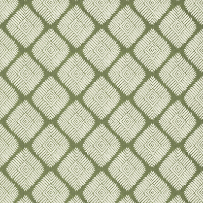 Thibaut Design wallcovering, Austin Diamond pattern , Green color, Ethnic,Geometric,Medallions style type , pattern number  T13247