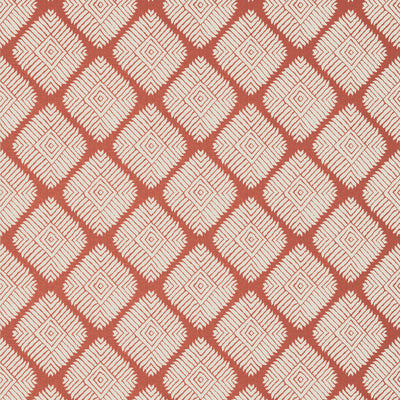 Thibaut Design wallcovering, Austin Diamond pattern , Coral color, Ethnic,Geometric,Medallions style type , pattern number  T13248