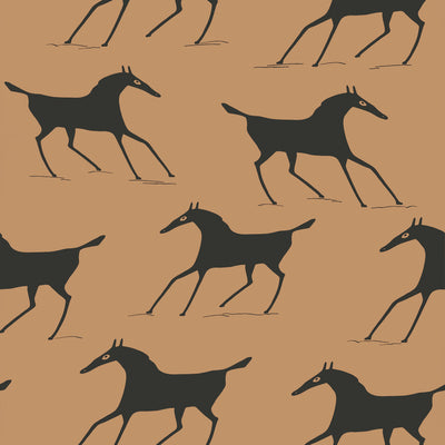 Thibaut Design wallcovering, Marlborough Downs pattern , Sun Baked color, Animals,Ethnic,Novelty style type , pattern number  T13266