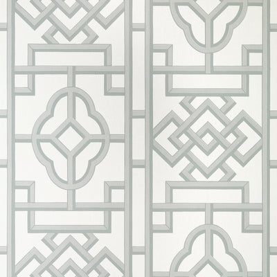 Thibaut Design wallcovering, Gateway pattern , Grey color, Chinoiserie,Texture, Embossed,Trellis , Lattice style type , pattern number  T13310