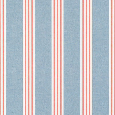 Thibaut Design wallcovering, Canvas Stripe pattern , Coral color, Stripes,Texture, Embossed style type , pattern number  T13362
