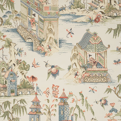 Thibaut Design wallcovering, Grand Palace pattern , Taupe color, Chinoiserie style type , pattern number  T13618