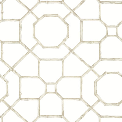 Thibaut Design wallcovering, Arbor pattern , Flax color, Trellis , Lattice style type , pattern number  T13675