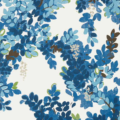 Thibaut Design wallcovering, Central Park pattern , Green color, Floral,Leaves style type , pattern number  T14330