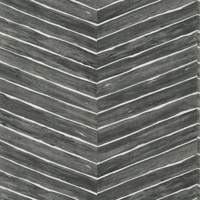 Thibaut Design wallcovering, Wood Herringbone pattern , Black color, Faux,Geometric,Herringbone , Chevron,Menswear,Texture, Embossed style type , pattern number  T14574