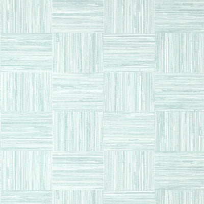 Thibaut Design wallcovering, Bayshore Basket pattern , Cadet color, Faux,Geometric,Texture, Embossed style type , pattern number  T14591