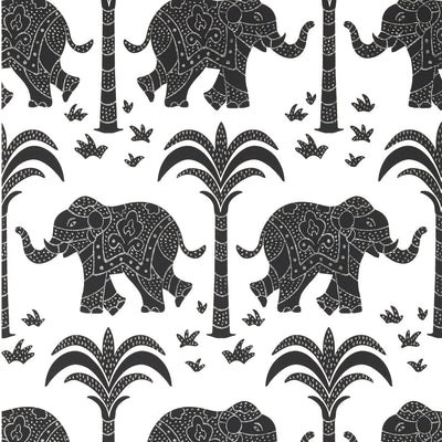 THIBAUT WALLCOVERING-ELEPHANT- T16202