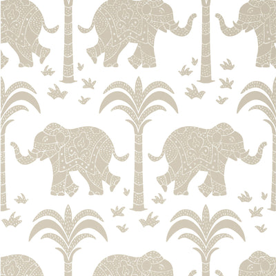 THIBAUT WALLCOVERING-ELEPHANT- T16205