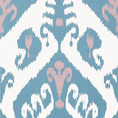 Thibaut Design wallcovering, Indies Ikat pattern , Navy color, Ethnic,Ikat style type , pattern number  T16249