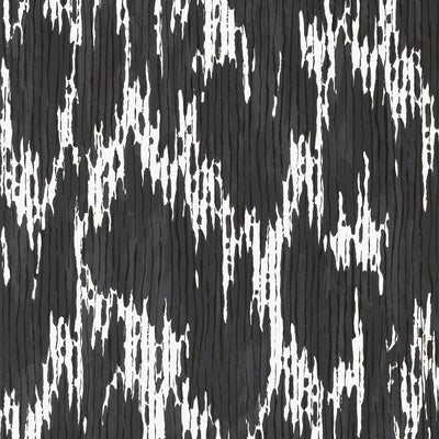 Thibaut Design wallcovering, Maverick pattern , Black color, Stripes style type , pattern number  T20813