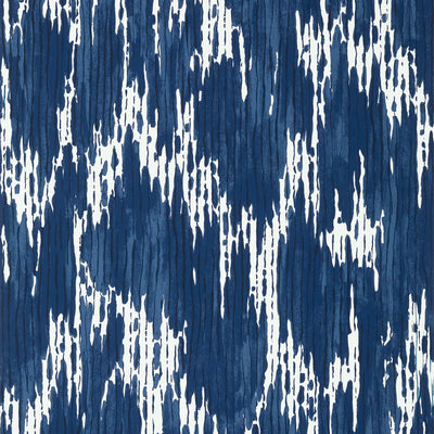 Thibaut Design wallcovering, Maverick pattern , Spa Blue color, Ikat style type , pattern number  T20814