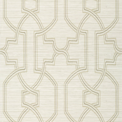 Thibaut Design wallcovering, Promenade pattern , Beige color, Geometric,Texture, Embossed,Trellis , Lattice style type , pattern number  T275
