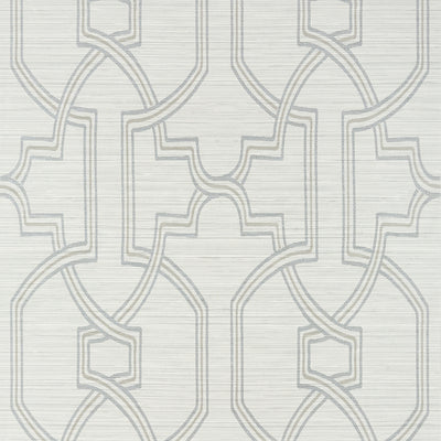 Thibaut Design wallcovering, Promenade pattern , Grey color, Geometric,Texture, Embossed,Trellis , Lattice style type , pattern number  T276